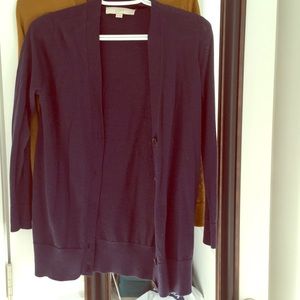 Navy LOFT Cardigan